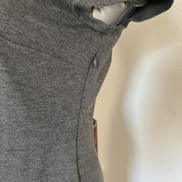 BODEN Pretty Short-Sleeve Dress. Grey. Size 4 - Picture 6 of 10